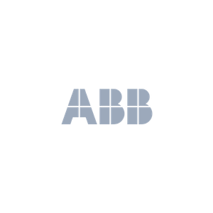 Das Logo von ABB, einem zufriedenen Firmenkunden von Artomega Catering bei Business-Events in Hanau.