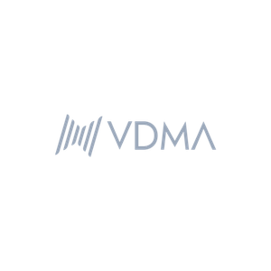Das Logo von VDMA, einem zufriedenen Firmenkunden von Artomega Catering bei Business-Events in Hanau.